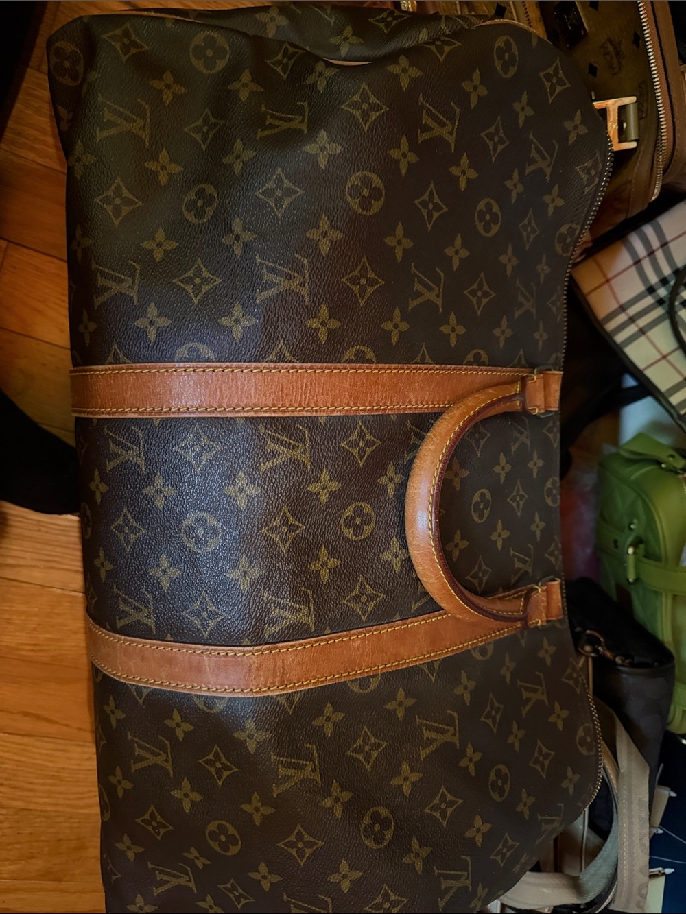 Louis Vuitton Monogram Canvas Brown & Tan Duffel